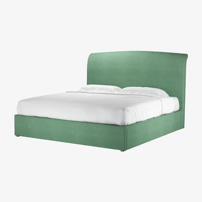 Sofa.com Thea Super King Ottoman Bed in Celadon Easy Cotton