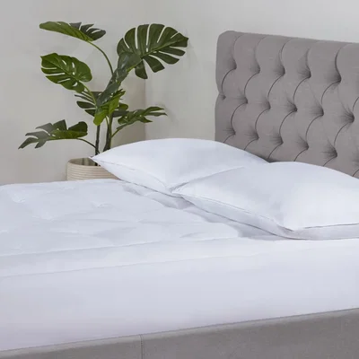 BHS.com Hotel Collection Lyocell Double Mattress Protector, White