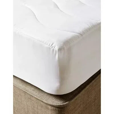 Marks & Spencer M&S Supremely Washable Mattress Protector - DBL - White, White