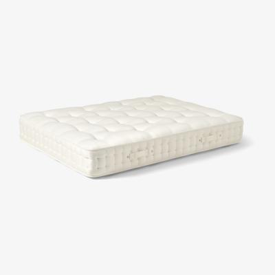 Made.com Halsua 2000 Pocket Double Mattress, Firm Tension, Natural Cotton & Wool