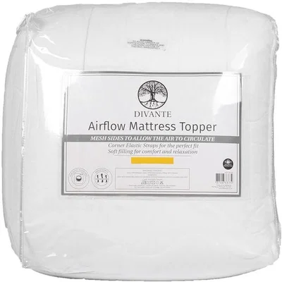 The Range Airflow Mattress Topper - Double