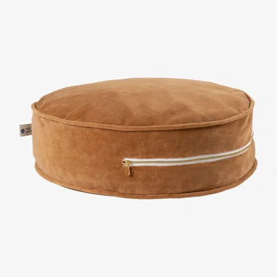 Amara Wigiwama - Round Ottoman - Caramel