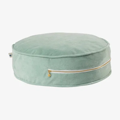 Amara Wigiwama - Round Ottoman - Jade
