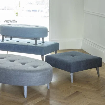 Amara William Yeoward - Linford Oval Ottoman - Large
