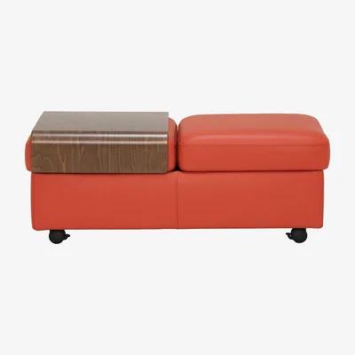Barker and Stonehouse Ekornes Double Ottoman, Choice of Leather