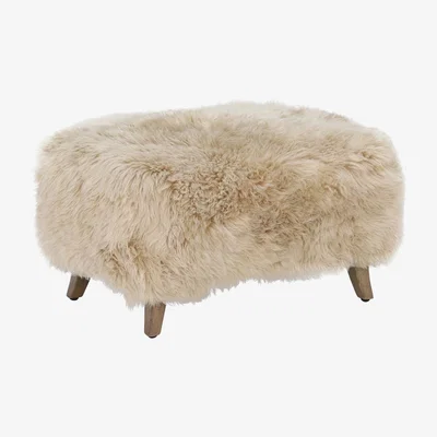 Barker and Stonehouse Cabana Footstool, Neutral | Barker & Stonehouse