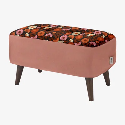 Barker and Stonehouse Orla Kiely Donegal Small Footstool Fabric | Barker & Stonehouse