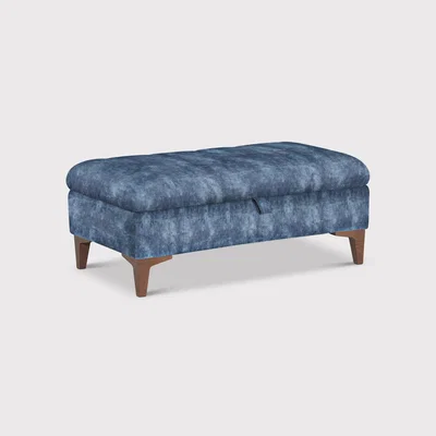Barker and Stonehouse Dandridge Legged Ottoman | Barker & Stonehouse