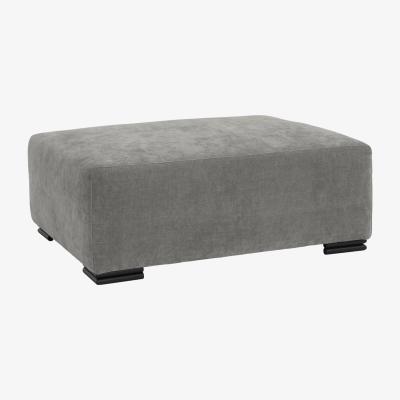 Barker and Stonehouse Eichholtz Clifford Ottoman, Grey Fabric | Barker & Stonehouse
