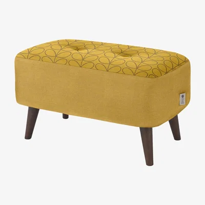 Barker and Stonehouse Orla Kiely Donegal Small Footstool
