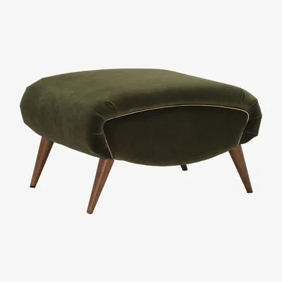 Barker and Stonehouse Remy Velvet Footstool, 776 | Barker & Stonehouse