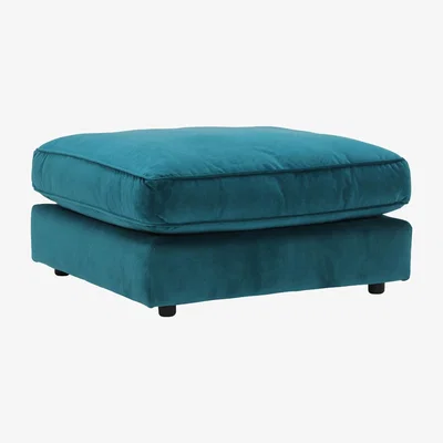Barker and Stonehouse Harrington Combi Stool, Lumino Teal With Foam Interiors