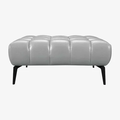 Barker and Stonehouse Azalea Leather Footstool