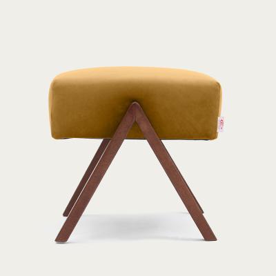 Bombinate.com Amber Retrostar Footstool Premium Velvet Line