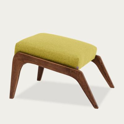 Bombinate.com Lime Yellow Apollo Lounge Footstool Wool Line