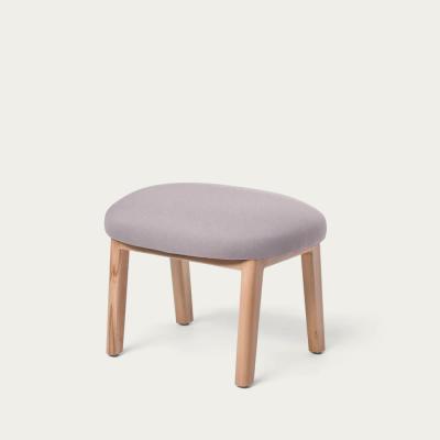Bombinate.com Lilac Dost Wood Footstool