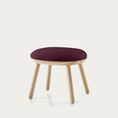 Bombinate.com Oiled Ash/Bordo Delius Gavi Naive Ottoman