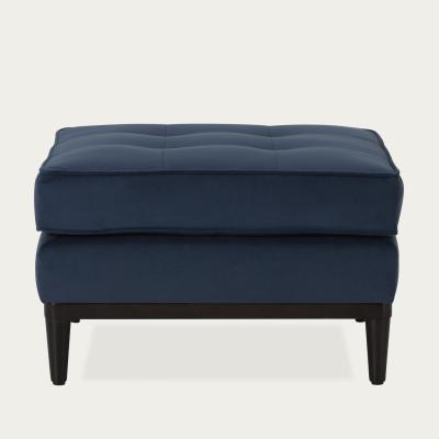 Bombinate.com Teal Model 02 Velvet Footstool
