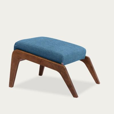 Bombinate.com Denim Blue Apollo Lounge Footstool Facility Line