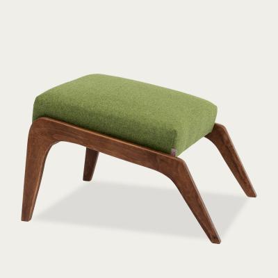Bombinate.com Spring Green Apollo Lounge Footstool Wool Line