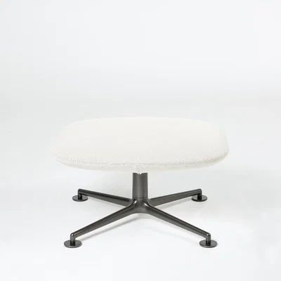 The Conran Shop KN Ottoman in Brick & Charcoal