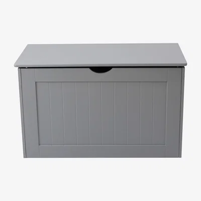 Dunelm Grey Shaker Blanket Box Grey