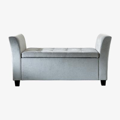 Dunelm Verona Chenille Grey Window Seat Grey