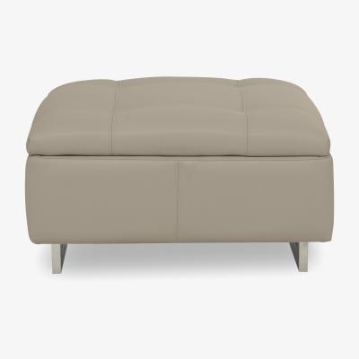 Furniture Village Moet Large Leather Standard Footstool