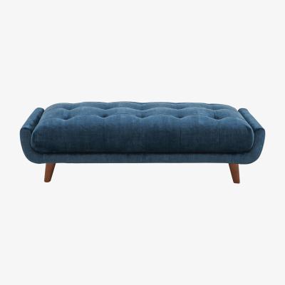 Furniture Village Rene Large Fabric Footstool - Heritage Airforce