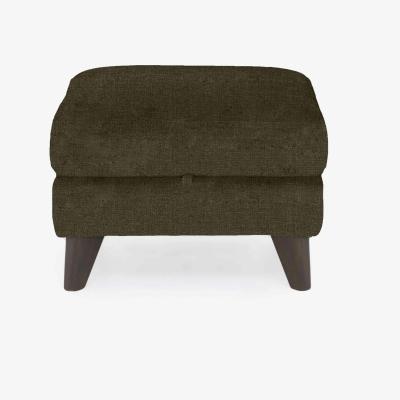 Furniture Village Wade Fabric Storage Footstool - Grey Forest