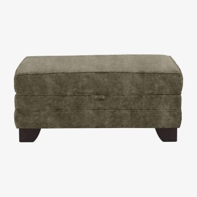Furniture Village Ariana Fabric Storage Footstool - Sage