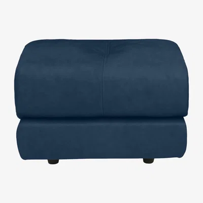 Furniture Village The Slouch Leather Footstool- World of Leather
