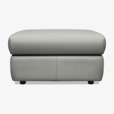 Furniture Village G Plan - Thornbury Leather Footstool - Texas Charcoal