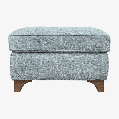 Furniture Village G Plan - Lucca Fabric Storage Footstool - Arola Sky