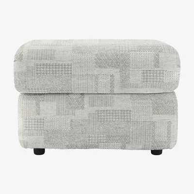 Furniture Village G Plan - Chloe Fabric Footstool - Lydia Blush