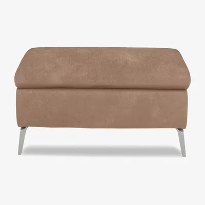 Furniture Village Daytona Fabric Footstool - Dexter Sand