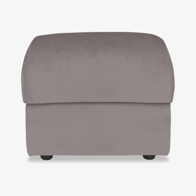 Furniture Village Nicoletti Italia - Amalfi Fabric Storage Footstool - Selma Grigio
