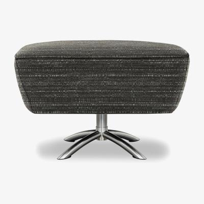 Furniture Village G Plan - Arlo Fabric Swivel Footstool - Victoria Slate