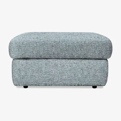Furniture Village G Plan - Thornbury Fabric Storage Footstool - Arola Sky