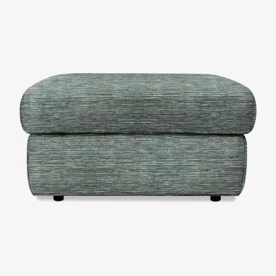 Furniture Village G Plan - Thornbury Fabric Storage Footstool - Waffle Marine