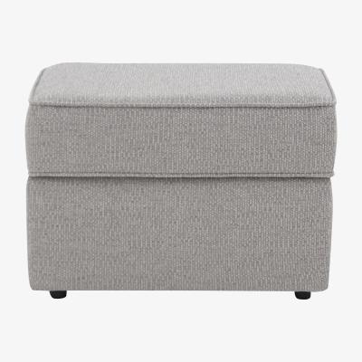Furniture Village Comfi Fabric Storage Footstool - Grey