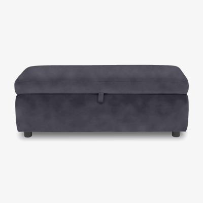 Furniture Village Tyrell 120cm Fabric Blanket Box - Sfa-Pey-R10 Charcoal