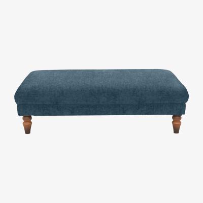 Furniture Village Boutique Chatterley Footstool - Bolero Spruce Walnut