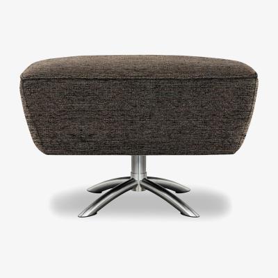 Furniture Village G Plan - Arlo Fabric Swivel Footstool - Yarn Slate
