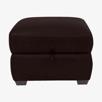 Furniture Village Cozee Leather Storage Stool- World of Leather