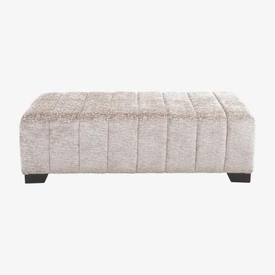 Furniture Village Boutique Lavish Fabric Bench Stool - Natural