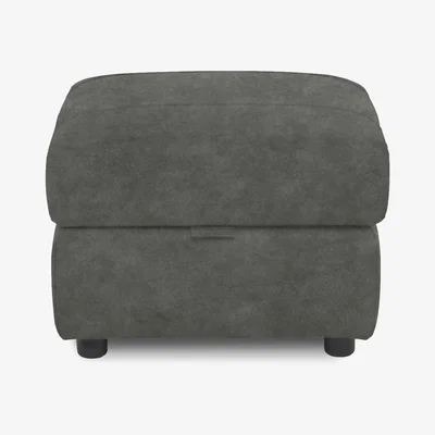 Furniture Village Sloane Fabric Storage Footstool - Dexter Moss