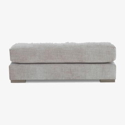 Furniture Village Billie Large Footstool - Stone