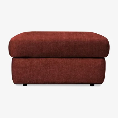 Furniture Village G Plan - Thornbury Fabric Storage Footstool - Burgundy