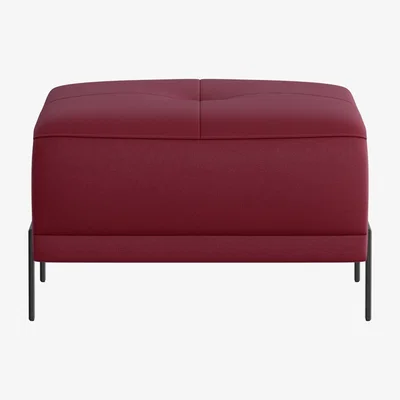 Furniture Village Nicoletti - Theron Leather Footstool